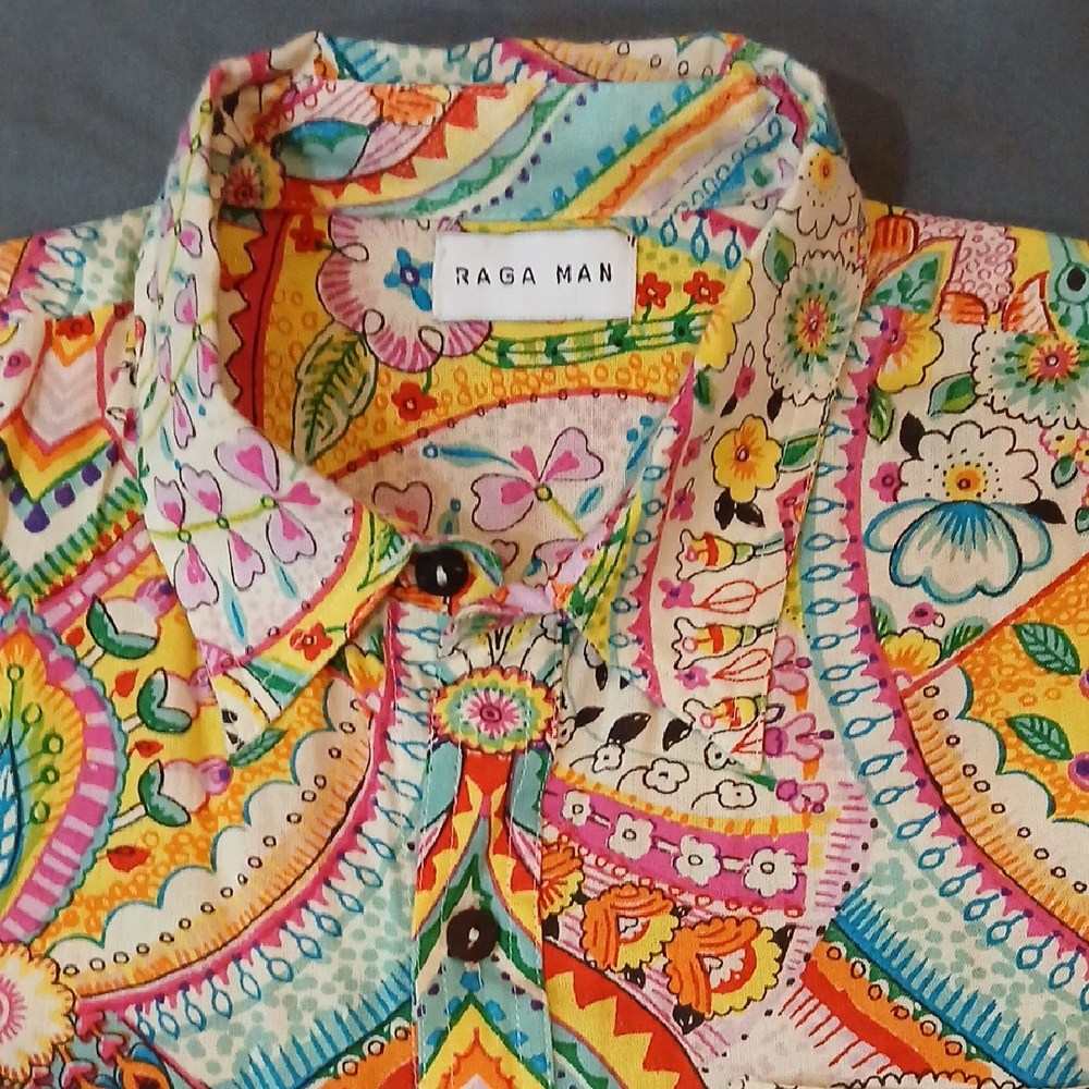 RAGA Vibrant Multicolor Floral Shirt